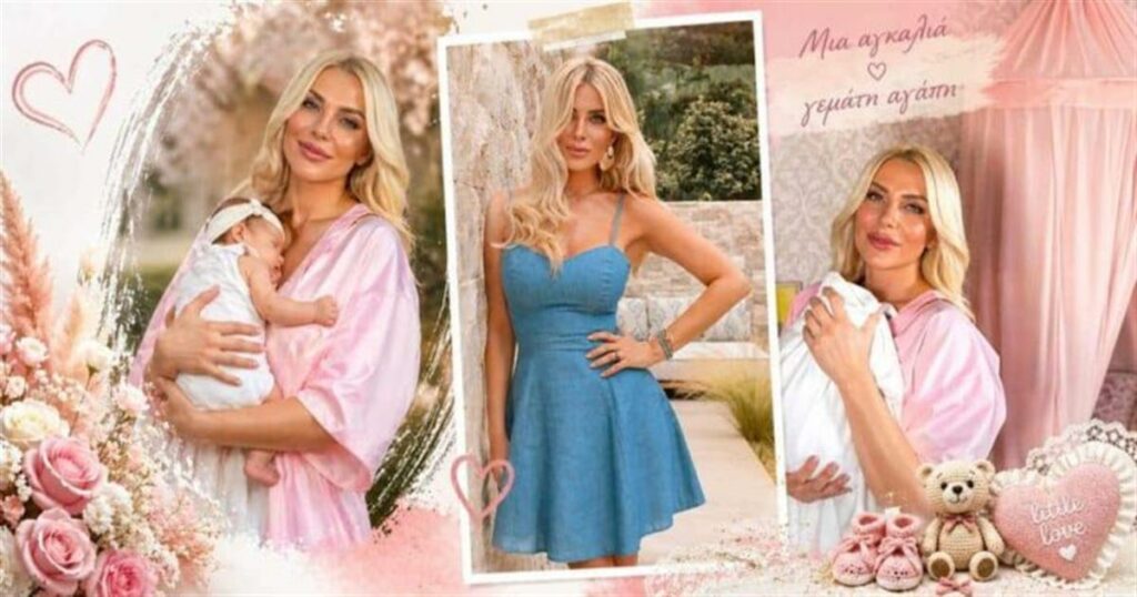 Βάφτιση χλιδής ετοιμάζει η Καινούργιου – Πότε και πού θα γίνει το μυστήριο