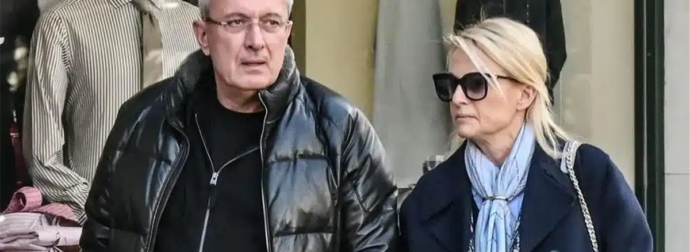 Νίκος Χατζηνικολάου: Σπάνια βόλτα με τη σύζυγό του, Κρίστη Τσολακάκη πιασμένοι χέρι-χέρι