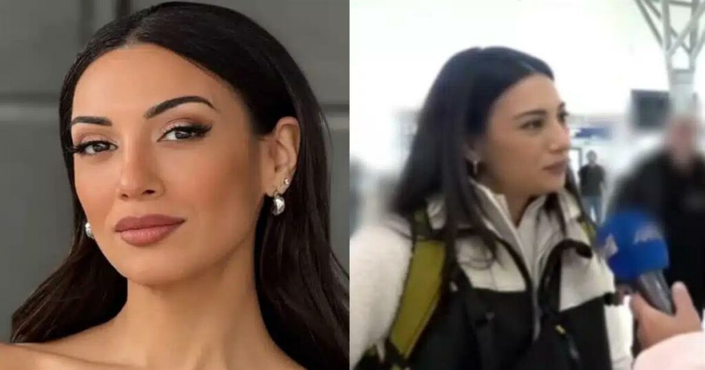 Ο θεϊκός ρεπόρτερ αεροδρομίου του Λιάγκα, έκανε απίθανες ερωτήσεις στην Ευγενία Σαμαρά – Της τραγούδισε κιόλας