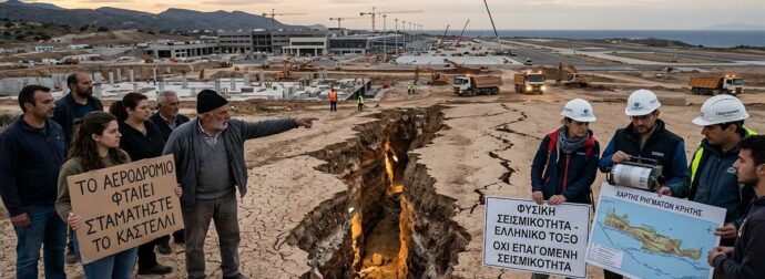 Τρέμει η Γη στην Κρήτη: Στην κατασκευή του νέου αεροδρομίου Ηρακλείου οφείλονται οι συνεχείς σεισμικές δονήσεις; Φήμες και αλήθειες
