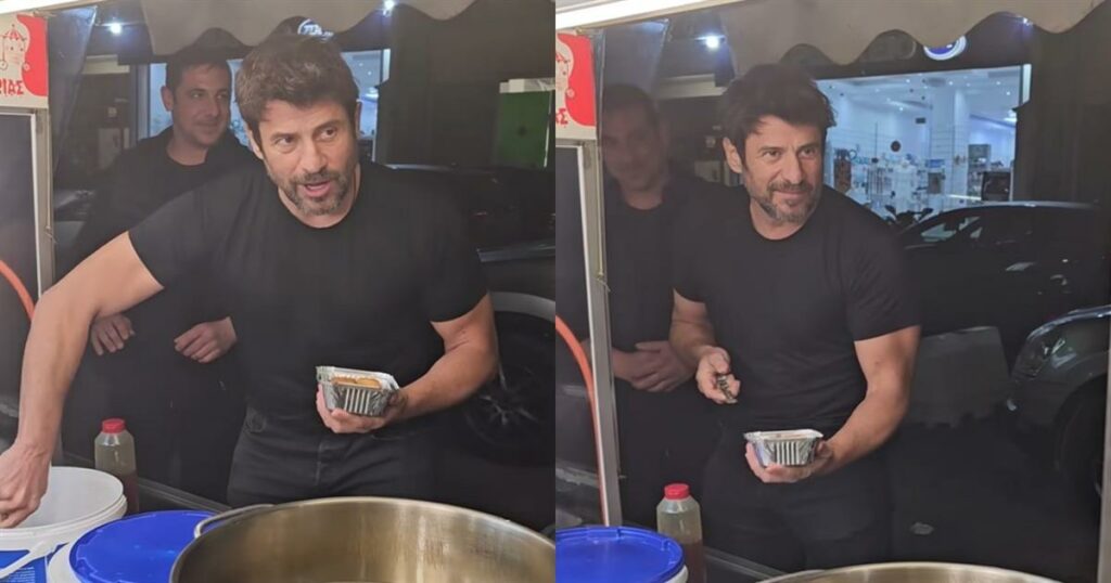 Αλέξης Γεωργούλης: Έγινε viral φτιάχνοντας λουκουμάδες στον δρόμο (Βίντεο)