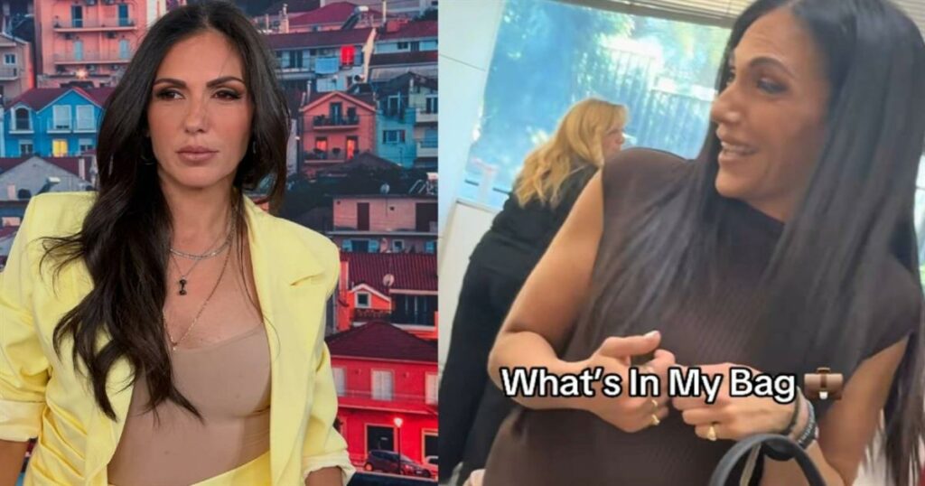 «Αυτό δεν το δείχνω, είναι ντροπή…» – Τι κουβαλάει η Ανθή Βούλγαρη στην τσάντα της