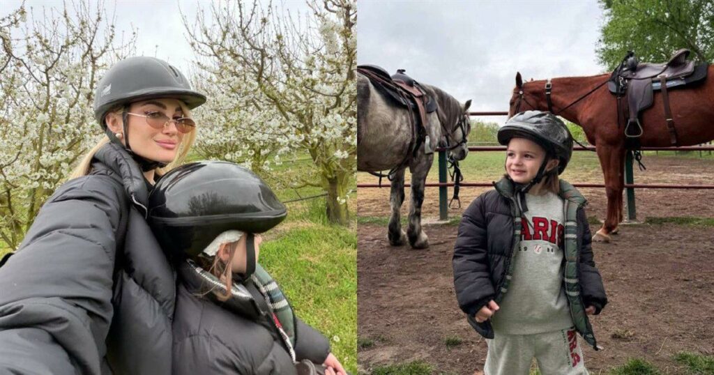 Ιωάννα Τούνη: Ο γιος της έκανε για πρώτη φορά ιππασία – Βίντεο και φωτογραφίες από τις κοινές στιγμές τους