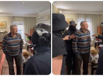 Ο Ρουβίκωνας σε σπίτι γιατρού που λένε πως παίρνει φακελάκια (video)