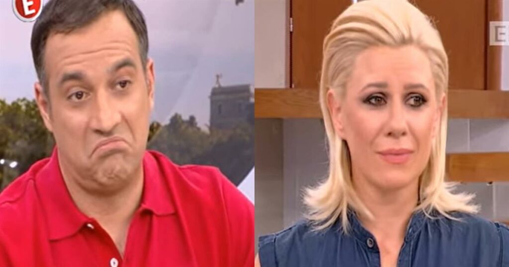 Ρετρό: Από τις πιο αμήχανες στιγμές της ελληνικής τηλεόρασης – Όταν ο Ρώμας «κατάκραξε» την Καραβάτου για τον Κατσούλη