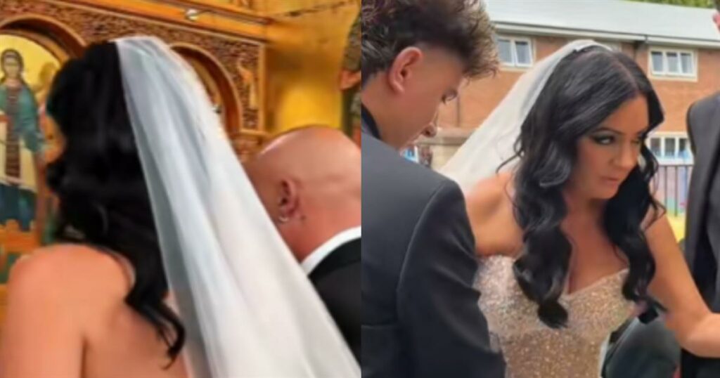 Viral γάμος: Η Ελληνίδα νύφη με το τολμηρό νυφικό – «Άγιο είχε» που δεν την έδιωξε ο παπάς