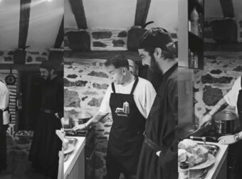 Γιώργος Μαζωνάκης: «Τι γίνεται παιδιά; Βρίσκομαι στο Άγιο Όρος, μαγειρεύω μέσα στο κελί – Χρόνια πολλά σε όσους γιορτάζουν»
