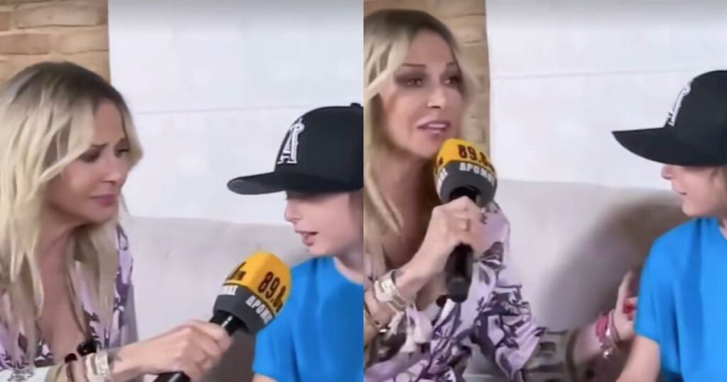 Άννα Βίσση: Τραγουδάει με τον εγγονό της και… συγκινεί! (Βίντεο)