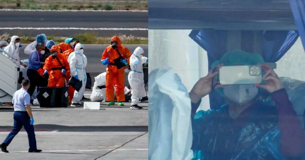 Χανταϊός: Δείτε βίντεο από την αποβίβαση των επιβατών του κρουαζιερόπλοιου – Πως θα επαναπατριστεί ο 70χρονος Έλληνας