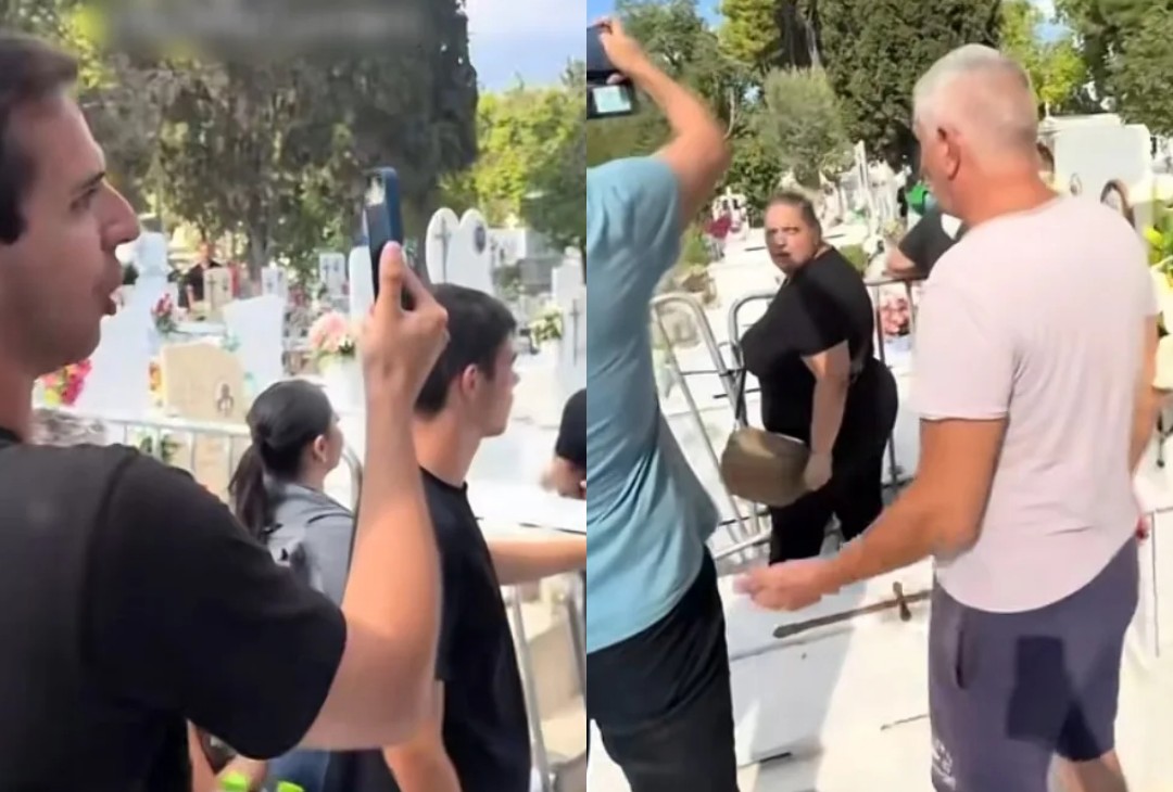 Μαζωνάκης: Απίστευτη ένταση στην κηδεία του! Τι φώναζαν στις αδελφές του – Εικόνες που δεν έδειξαν οι κάμερες - Bίvτεο