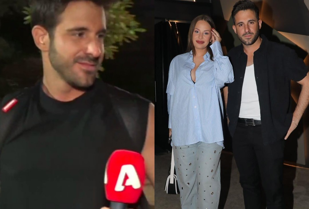 Γιώργος Λιβάνης: Αμήχανος μπροστά στις κάμερες – Τον ρώτησαν για τον χωρισμό από την Ανδρομάχη, τι απάντησε - Βίντεο