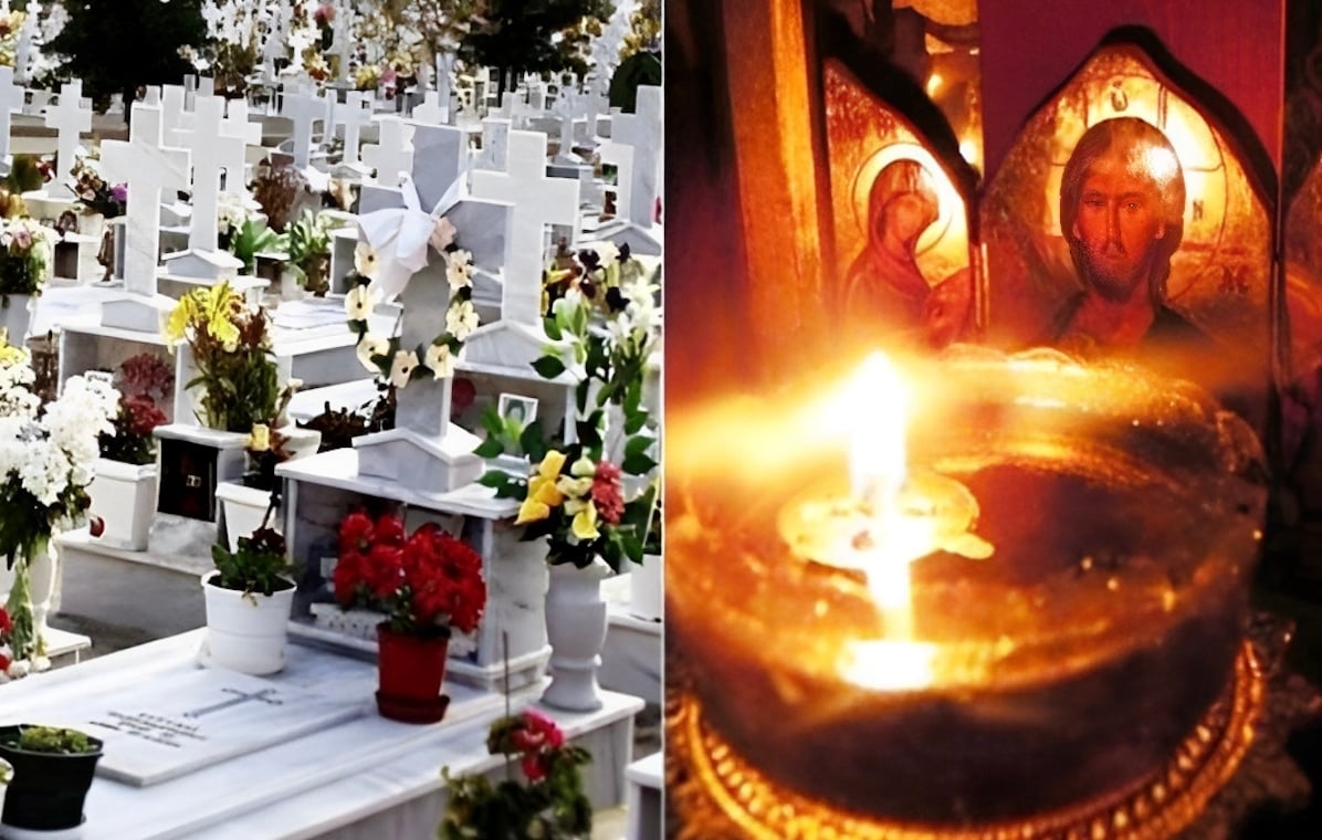 Γιατί πρέπει να ανάβουμε κεριά και καντήλι στους τάφους των νεκρών;