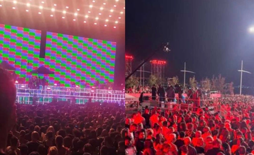 Χαμός από κόσμο στη συναυλία του Αντώνη Ρέμου στη Θεσσαλονίκη: - Δεν τους σταμάτησε η βροχή