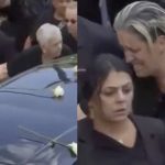 Κηδεία Γιώργου Μαζωνάκη: Υποβασταζόμενες η μητέρα και η αδερφή του τραγουδιστή 