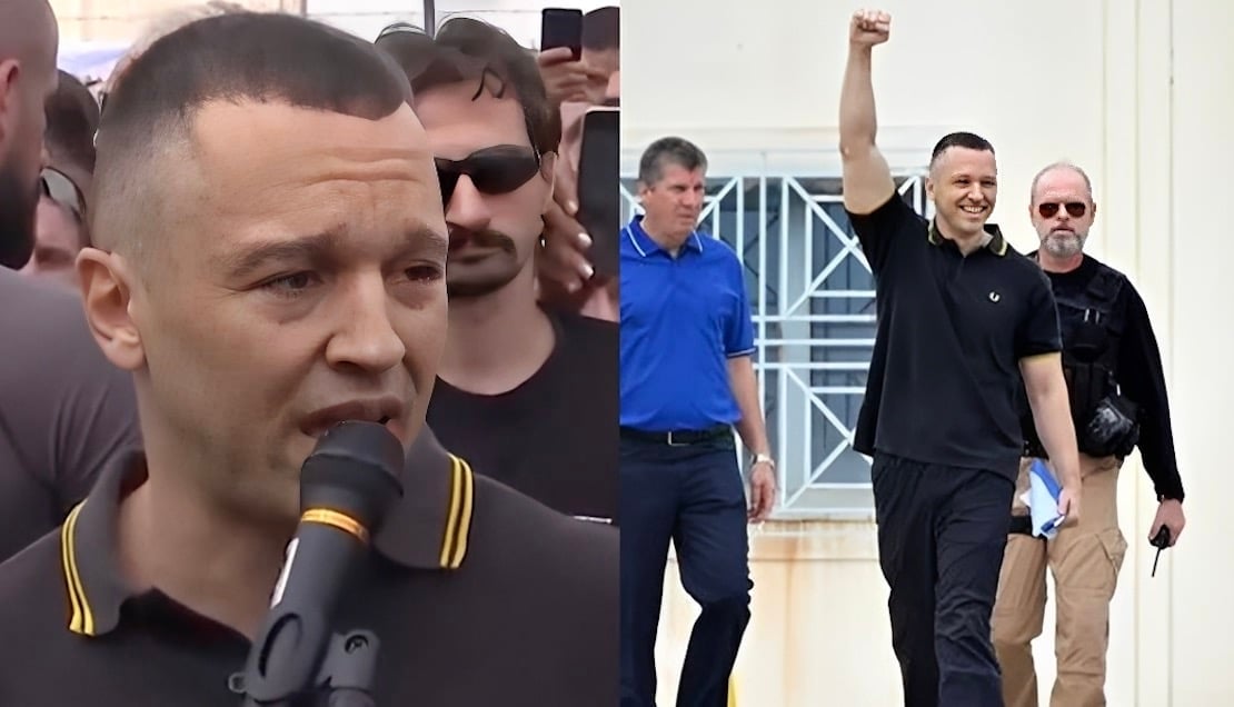 Κασιδιάρης: «Αποφυλακίστηκα και επιστρέφω με νέο ισχυρό εθνικό κόμμα»