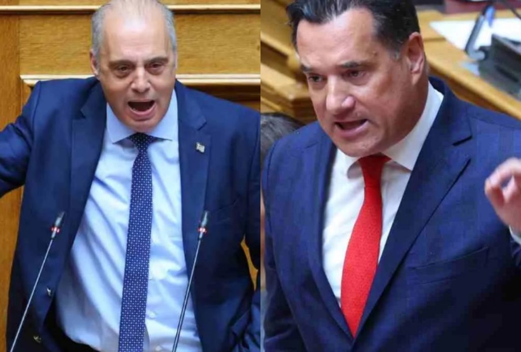 Χαμός στη Βουλή, ξέφυγαν τα πράγματα: Άγριος καβγάς Άδωνι – Βελόπουλου – «Πατριώτης της φακ…» – «Το έβαλε στα π…»
