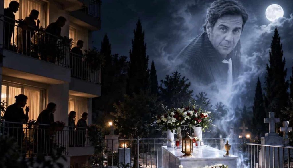 Ανατριχίλα! Τι συνέβη χθες στις 3 τα ξημερώματα στο μνήμα του Μαζωνάκη: Βγήκαν οι γείτονες στα μπαλκόνια – Η μυστηριώδης λάμψη που τους αναστάτωσε