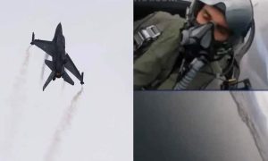 Συγκινεί ο πιλότος του μαχητικού F16 της ομάδας «ΖΕΥΣ» για την 28η Οκτωβρίου – Τι είπε για τους Έλληνες και την Ελλάδα